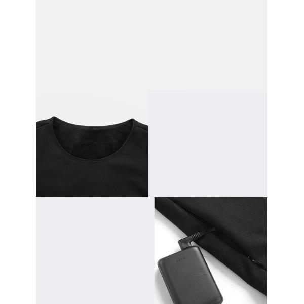 USB Charging Electric Heating Suit Thermal Long Sleeve Underwear