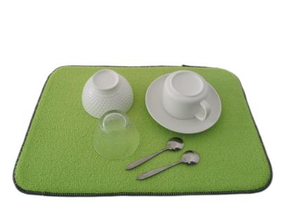 prato pequeno da cozinha do tamanho de 30x40cm que seca a esteira para a secagem dos pratos