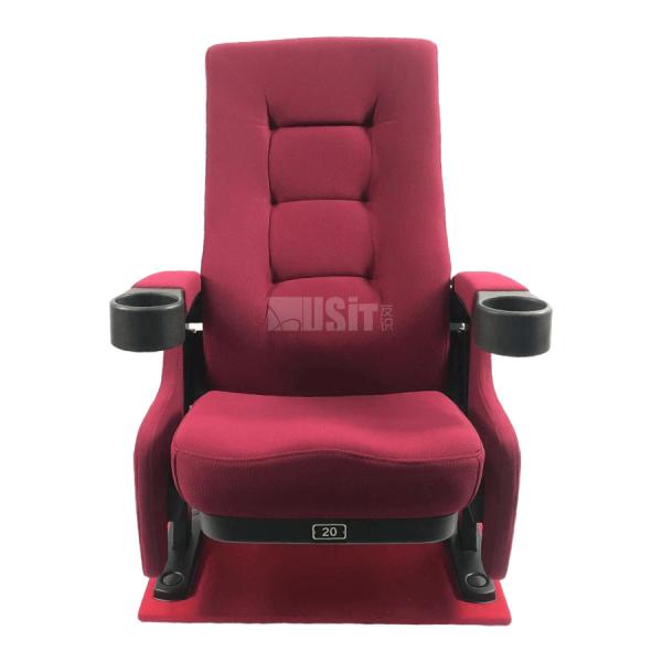 Foot Landing Gravity Closing Cinema Theater Chairs