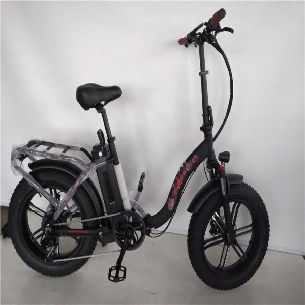 750W 1000W 48V Fat Tire 4.0 Folding Silver Frame 5 Spokes Electric Folding Bike 20 Inch