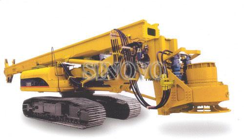 Pilha de furo hidráulica giratória de planejamento profissional Rig Max Drilling Depth do equipamento profundo da fundação 55m