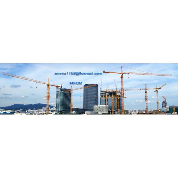 QTZ160 5525 Topkit Torre grúa 10 toneladas Max.Carga 55m Capacidad de longitud de la mandíbula