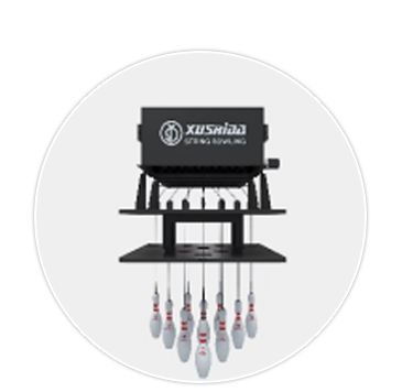 Большой стандартный спортивный семейный развлекательный центр полный взрослый и детский боулинг