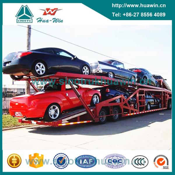 2 Axle Hauling Semi Trailer Car Hauling Trailer Carrier Semi Trailer for Sale