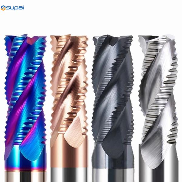 30° Helix Angle Roughing End Mill With 4 Cutting Edges For Efficient Carbide Milling