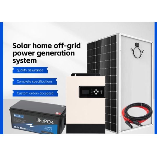 Complete Solar Photovoltaic System 3kw Solar Energy Storage System