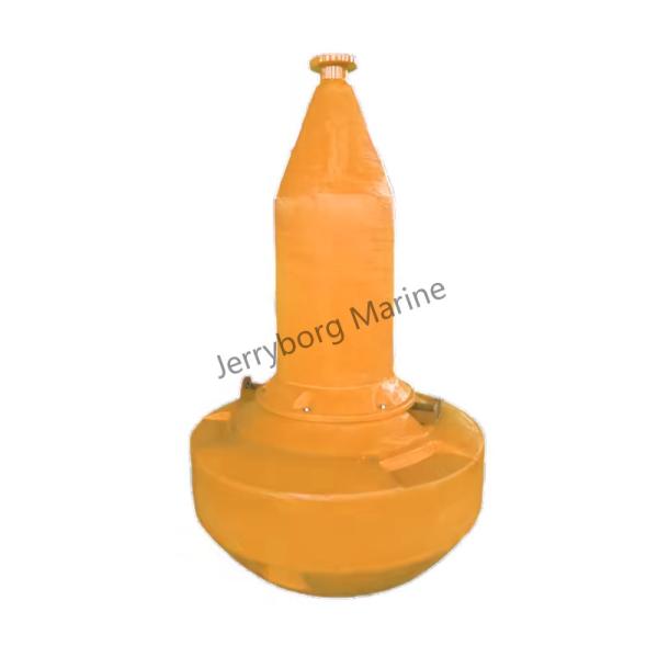 LLDPE Ocean Buoy with Solar Light & High Visibility Colors for Sea Navigation & Warning