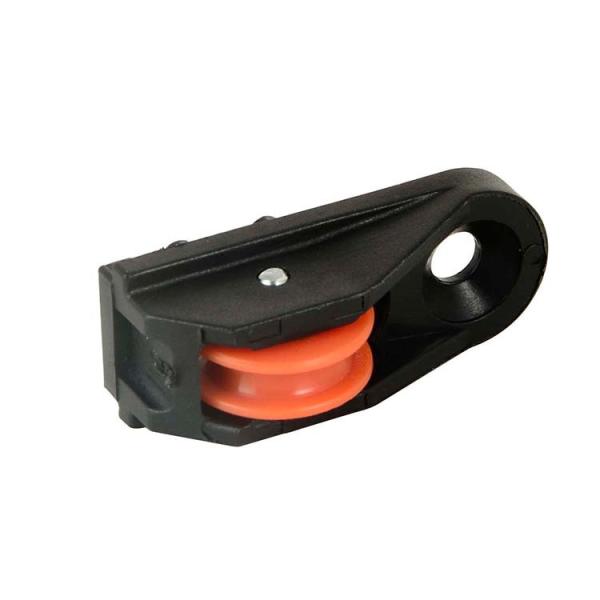 Single U Shape Nylon Pulley Wheel Sliding Plastic Door Roller For Aluminium Door & Window System