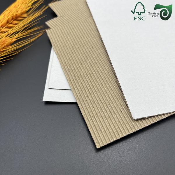 FSC Offset Printing N-Flute Thin Corrugated Board For POS Display Bag-In-Box