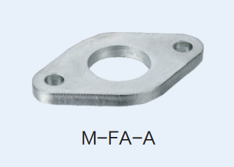 Сплав м микро- пневматических аксессуаров цилиндра алюминиевый - ФА - овальный фланец