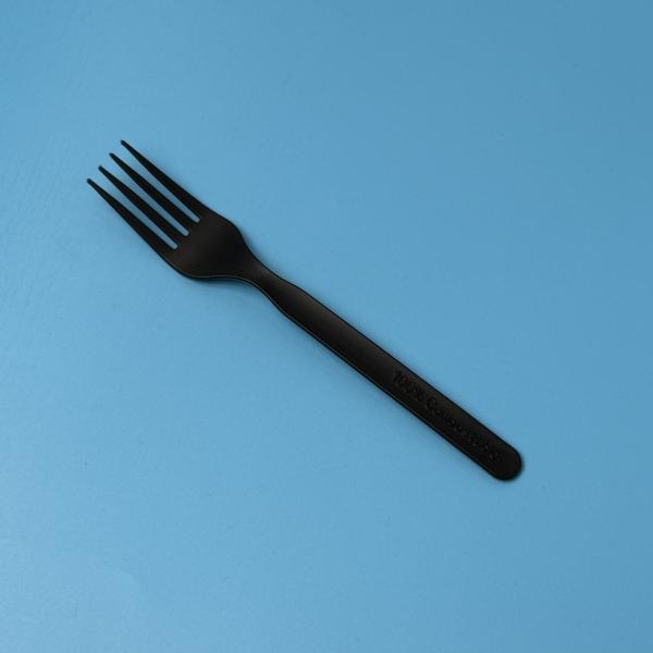 Biodegradable Cutlery Eco Friendly Cornstarch Fork Wrapped Cornstarch Fork