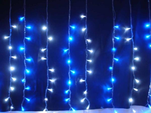 Flat emissora 220v fada LED luzes de Natal ao ar livre cortina aprovação CE ROHS