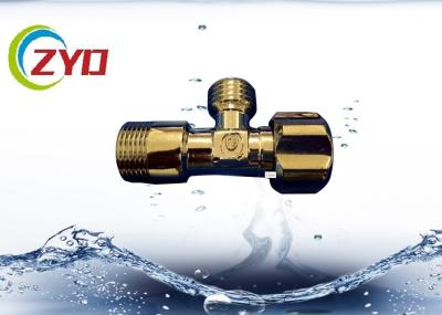 Chrome Plated Brass Plumbing Valves Hotel Bathroom Toilet Connector Suit