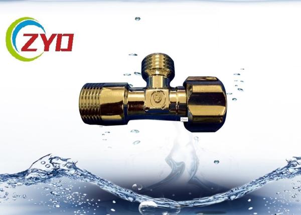 Chrome Plated Brass Plumbing Valves Hotel Bathroom Toilet Connector Suit