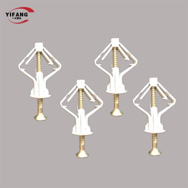 13*36mm Aircraft Type Plastic Wall Anchors Gypsum Wall Plug OEM Available