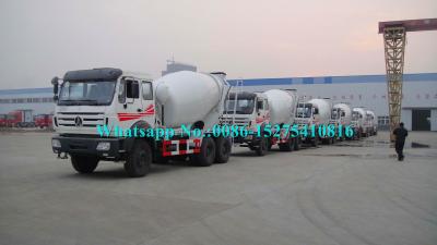 2638 caminhão concreto brandnew do misturador do trânsito do cimento do veículo com rodas 6x4 10 8cbm do Benz norte de 380hp Beiben para o Dr. CONGO