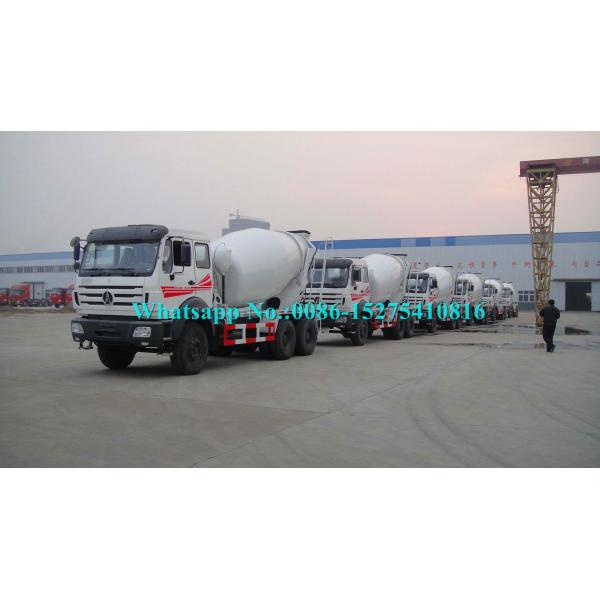 2638 380hp Beiben North Benz Brand New 6x4 10 wheeler 8cbm Concrete Cement Transit Mixer Truck for DR CONGO