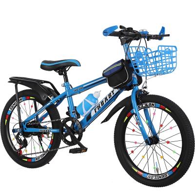 12 14 16 18 20 Inch Steel Frame Blue Caliper Brake Boys Girls Sports Bike For Students 3-15 Yeas Old