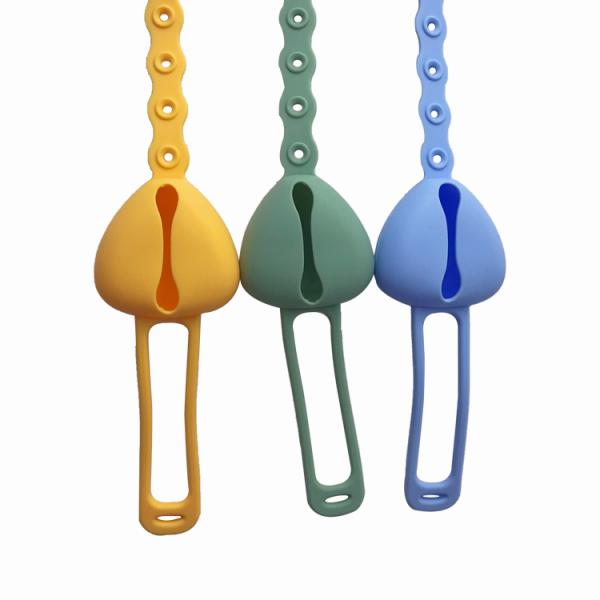 Correa de caída anti el echar los dientes Toy Silicone Food Grade Safety de la muñeca del bebé