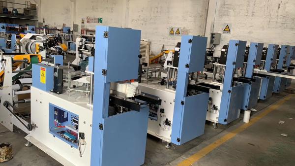 Pneumatic Jumbo Roll Fabric Rewinding Machine For Napkin Paper Production 4.5KW 50Hz