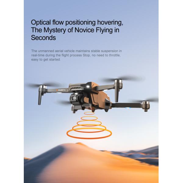 OEM Logo Rg608 Pro Rc Quadcopter Helicopter Air Hover Height Fixed 2.4g Wifi Fpv Optical Flow Shooting Brushless Drone Dron