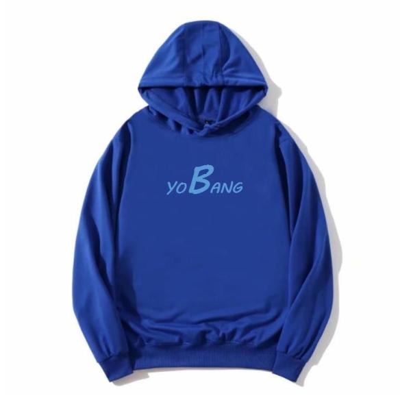 Men Fashion Solid Color Hoodie Skateboard Clothing With Soft Nap Street Pullover