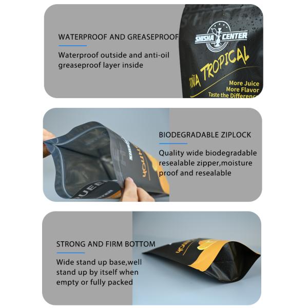 Metalized Food Packaging Plastic Bag Stand Up Gummy Candy Packaging