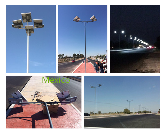 IP65 50w High Power Solar Street Light 7500lm Solar Panel Outdoor Lights With Remote Control