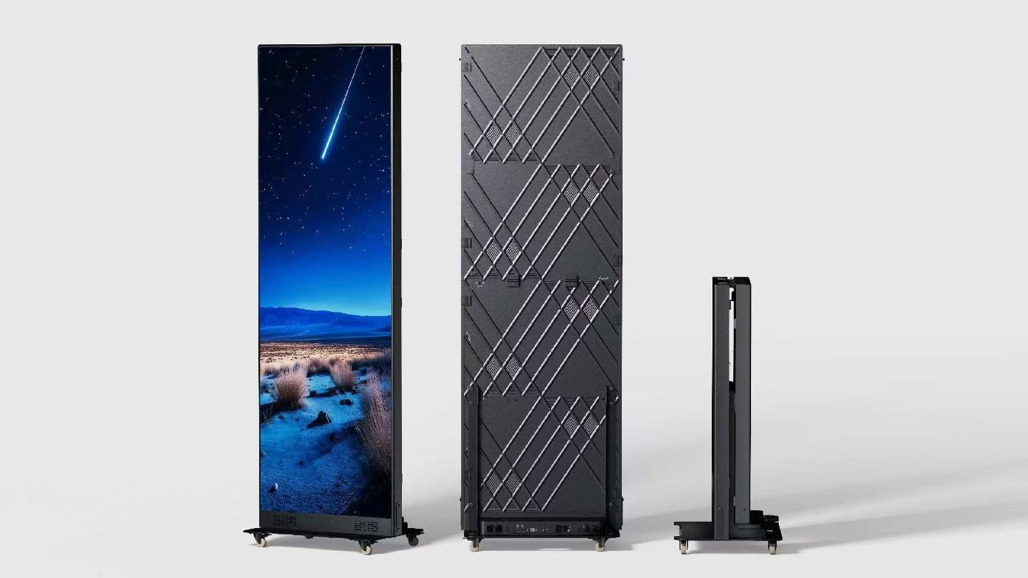 COB LED Advertising Machine Ultra Slim Lightweight LED Poster Stand