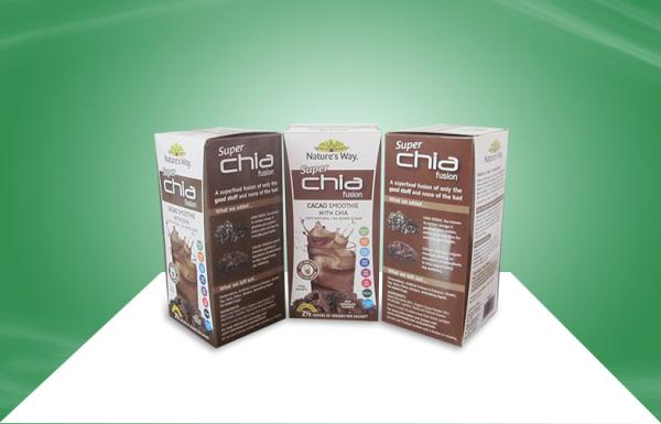 Fruit Juice Paper Packaging Boxes Recyclable with Auto - lock