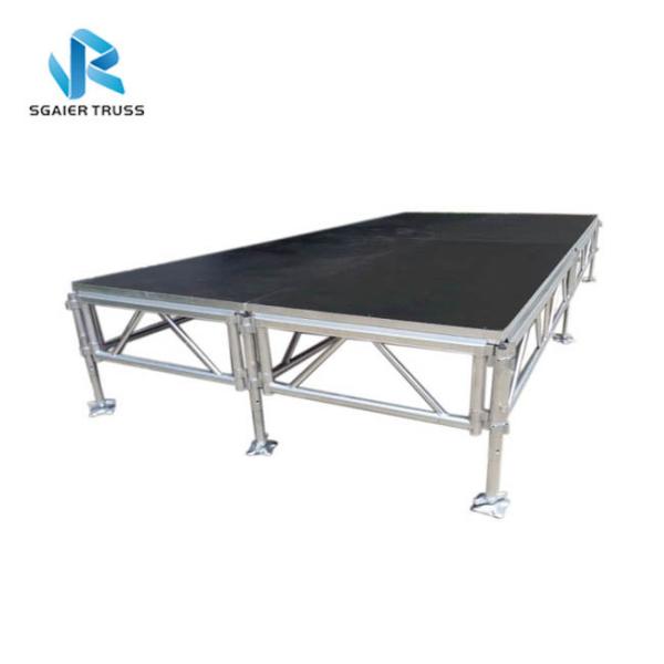Wooden Platform Outdoor Performance Stage , Laminated Plywood Marriage Party Stage