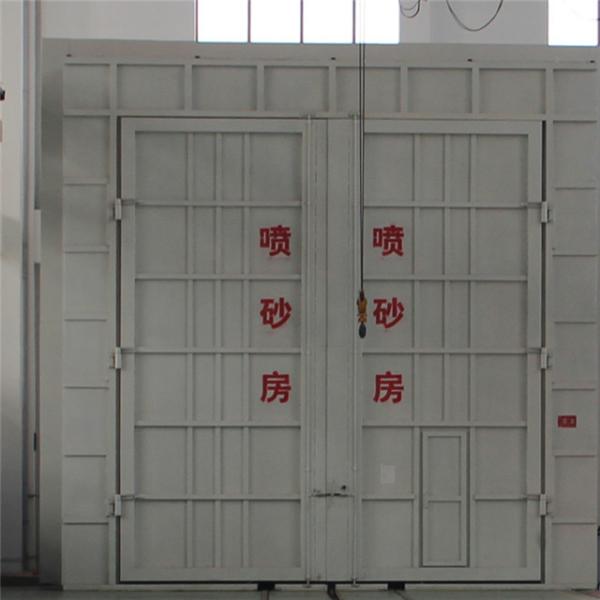 High Efficiency Shot Blasting Booth / Painting Room Manually Sandblasting Type