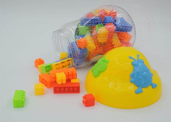 2  Interlock Kids Plastic Building Blocks , Mushroom Box Educational Building Blocks