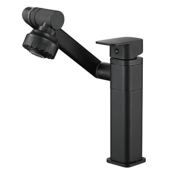 Smart Universal Mechanical Arm Waterfall Sink Faucet For Kitchen Washbasin ODM