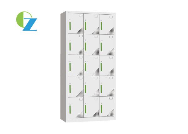 1850mm Width 15 Door Steel Lockers Wardrobe Cabinet for Swimming Pool