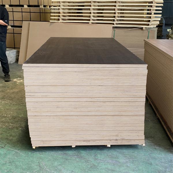 2440mm x 1220mm Weather Resistant Plywood Panel Bio Adhesive for Balcony Decoration
