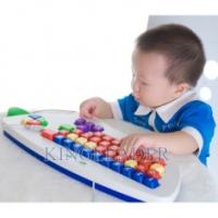 Touches de clavier de couleur lavables et de déversement à l'épreuve des enfants avec surdimensionnés K-800