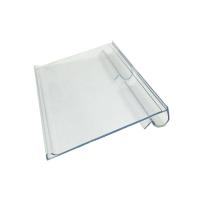 Agrafe réutilisable de support d'étiquette d'étagère en plastique d'ODM sur des étiquettes pour des paniers de stockage