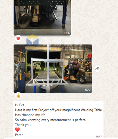 D16 3D Welding Table with Accurately Spaced Grid Holes