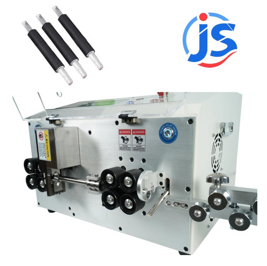 Fully Automatic Iron Wheel BV Cable Wire Cut Machine with High Speed Steel Blade and 7 Inch PLC Screen for 3000-3500pcs/hour Output