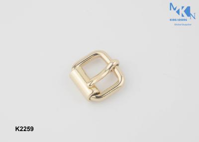 Custom Gold Shoe Buckles 15mm Size , Decorative Metal Strap Buckles K2259