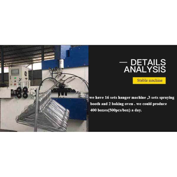 Blue Color 2.0mm Dry Cleaner Metal Wire Suit Hanger For Laundry Supply