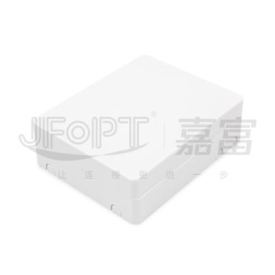 4 adaptateurs optiques en plastique de Sc de Flangeless de boîte d'arrêt de fibre de noyau avec 2 ports de câble