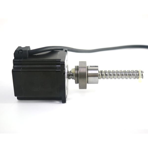 Nema34 Hybrid SFU1204 Ball Screw Stepper Motor 4.5Nm-12Nm 100mm-150mm