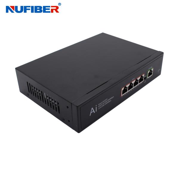5port Gigabit POE Smart Network Switch 1SFP 1Uplink Smart Network Switch For CCTV IP Camera