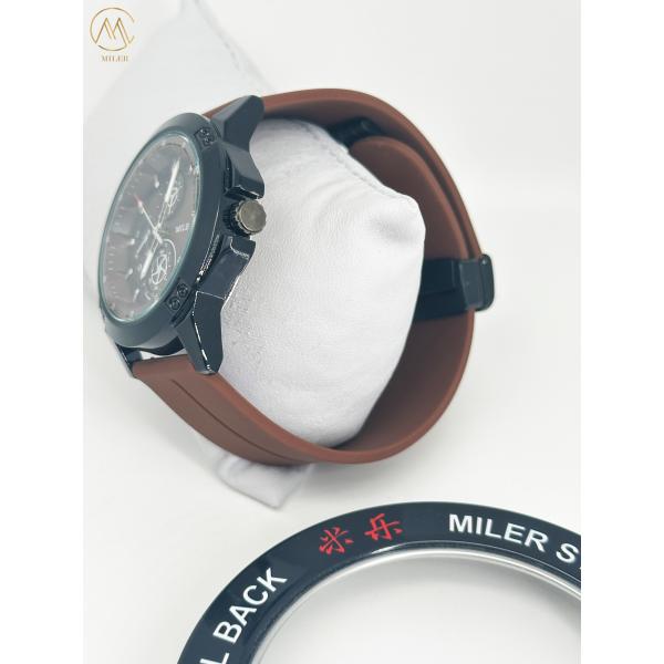 Custom Logo Minimalist Watch For Men Sport Silicone Waterproof Luminous Quartz Watches Mens Business Calendar Wrist Watches