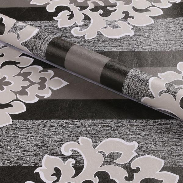 Self-Adhesive PVC Damask Design Wallpaper for Easy and Affordable 3D Wall Decoration