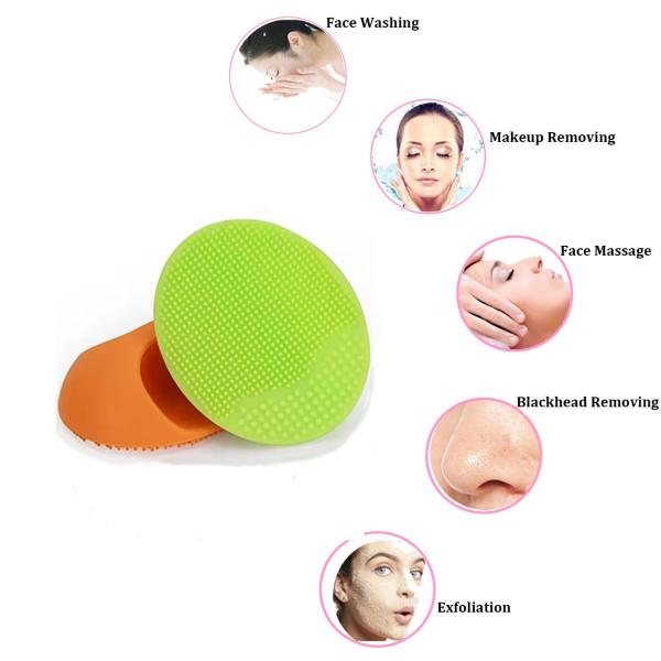 Makeup Silicone Facial Cleansing Brush Exfoliating Face Scrubber