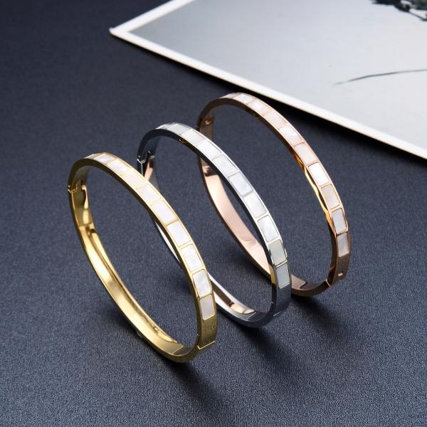 Niche Brand Shell Bangle Bracelet