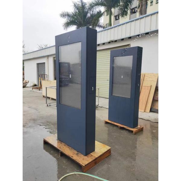 Signage extérieur adapté aux besoins du client d'affichage à cristaux liquides Digital, kiosque extérieur ultra mince de TV pour le supermarché